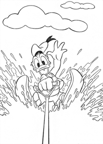donald duck coloring pages - page 38