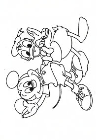 donald duck coloring pages - page 40