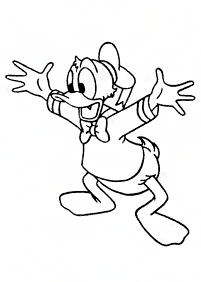 donald duck coloring pages - page 43