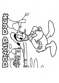 donald duck coloring pages - page 44