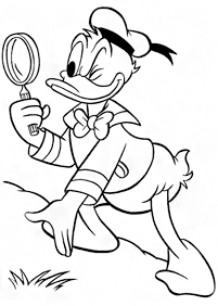 donald duck coloring pages - page 46