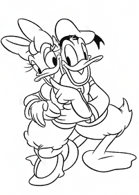 donald duck coloring pages - page 47