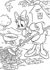 donald duck coloring pages - page 49