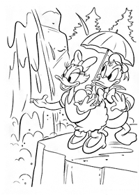 donald duck coloring pages - page 50