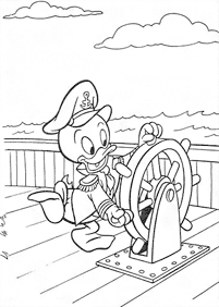 donald duck coloring pages - page 54