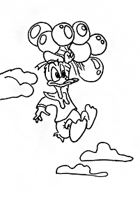 donald duck coloring pages - page 55