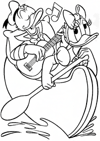 donald duck coloring pages - page 56