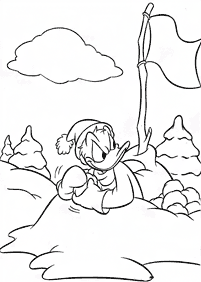 donald duck coloring pages - page 57