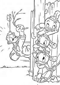 donald duck coloring pages - page 58