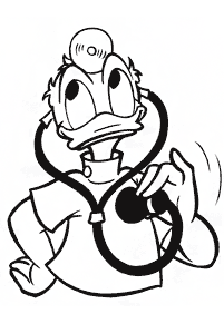 donald duck coloring pages - page 59
