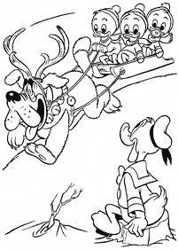 donald duck coloring pages - page 60