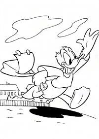 donald duck coloring pages - page 61