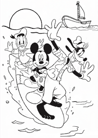 donald duck coloring pages - page 63