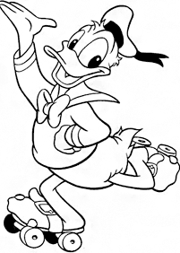 donald duck coloring pages - page 66