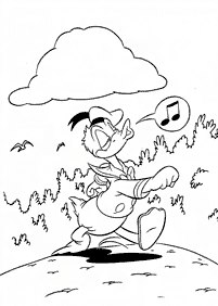 donald duck coloring pages - page 69
