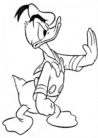 donald duck coloring pages - page 70