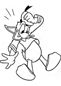 donald duck coloring pages - page 72