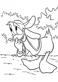 donald duck coloring pages - page 73