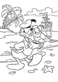 donald duck coloring pages - page 74