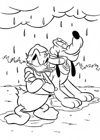 donald duck coloring pages - page 77