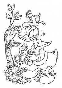 donald duck coloring pages - page 79