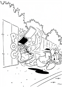 donald duck coloring pages - page 81