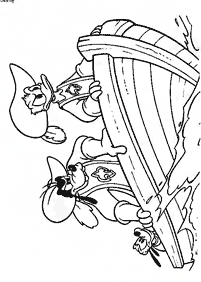 donald duck coloring pages - page 82