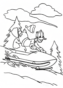 donald duck coloring pages - page 84