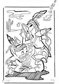 donald duck coloring pages - page 87