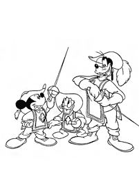 donald duck coloring pages - page 90