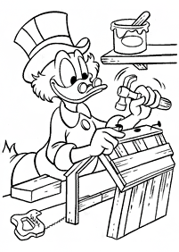 donald duck coloring pages - page 92