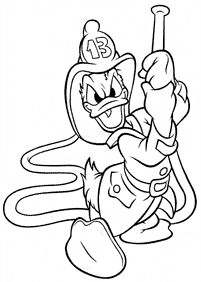 donald duck coloring pages - page 93
