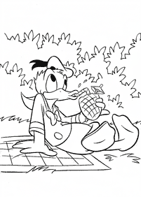 donald duck coloring pages - page 99