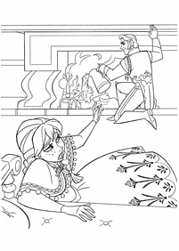 frozen coloring pages - page 102