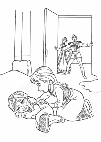 frozen coloring pages - page 104