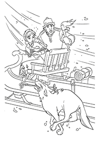 frozen coloring pages - page 17