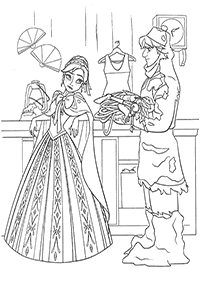 frozen coloring pages - page 19