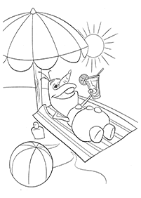 frozen coloring pages - page 35
