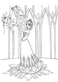 frozen coloring pages - page 36