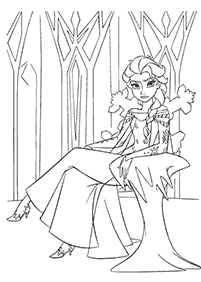 frozen coloring pages - page 40