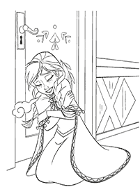 frozen coloring pages - page 44