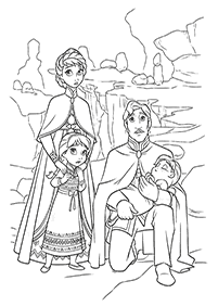 frozen coloring pages - page 47