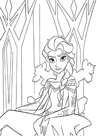 frozen coloring pages - page 48