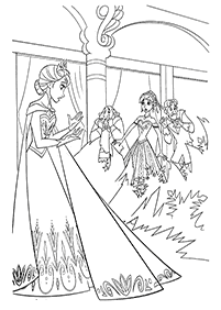 frozen coloring pages - page 49