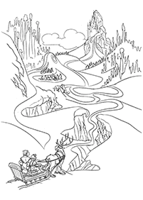 frozen coloring pages - page 50