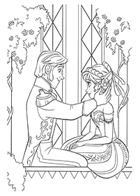 frozen coloring pages - page 51