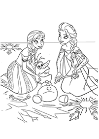 frozen coloring pages - page 54