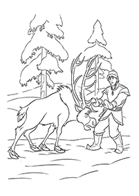 frozen coloring pages - page 55