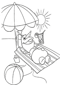 frozen coloring pages - page 64