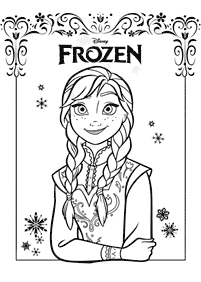 frozen coloring pages - page 67